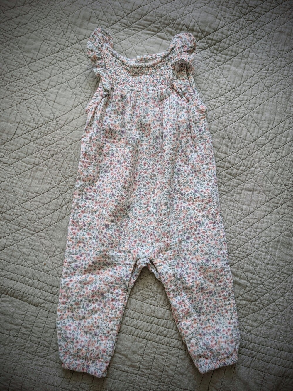 Carters Little Planet Organic cotton Floral Romper 9M